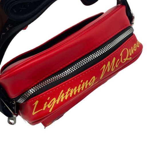 Disney Pixar Cars Lightning McQueen Red Crossbody Bag NWT - Picture 6 of 9